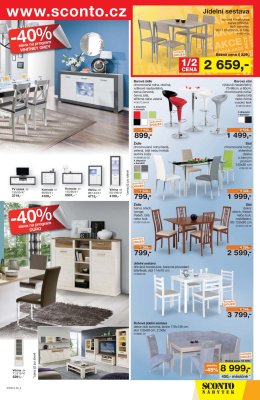 akční leták Sconto nábytek 24.1.2018-13.2.2018