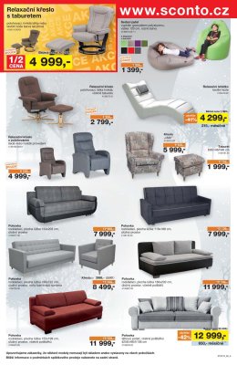akční leták Sconto nábytek 24.1.2018-13.2.2018