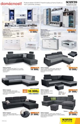 akční leták Sconto nábytek 24.1.2018-13.2.2018