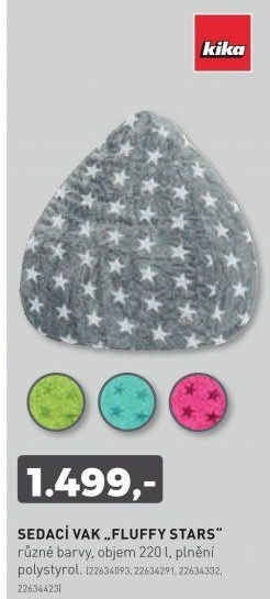 Sedací vak FLUFFY STARS XL