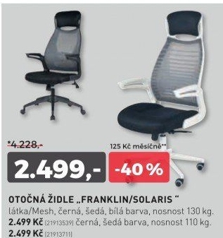 Otočná židle FRANKLIN