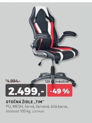 Otočná židle TIM