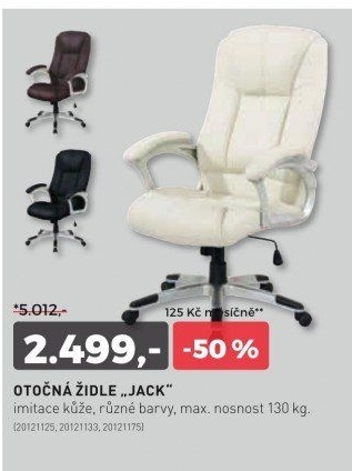 Otočná židle JACK