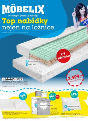 akční leták Möbelix 12.2.2018-25.2.2018