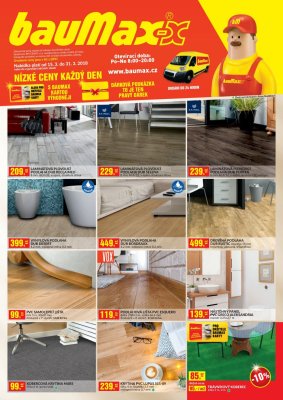 akční leták bauMax 15.3.2018-31.3.2018
