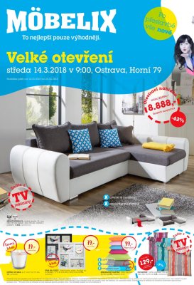akční leták Möbelix 14.3.2018-25.3.2018