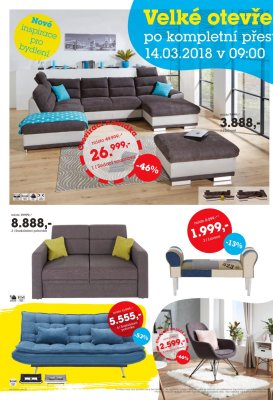 akční leták Möbelix 14.3.2018-25.3.2018