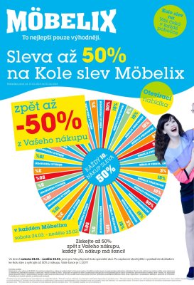 akční leták Möbelix 19.3.2018-1.4.2018