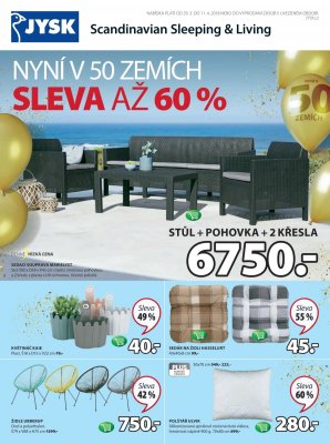 akční leták Jysk 29.3.2018-11.4.2018