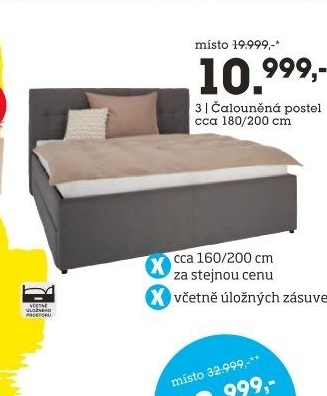 Čalouněná postel 02950030