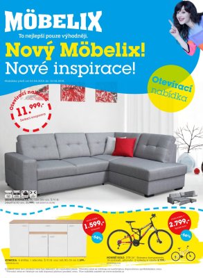 akční leták Möbelix 3.4.2018-15.4.2018