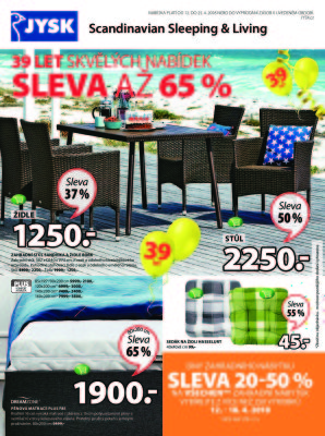 akční leták Jysk 12.4.2018-25.4.2018