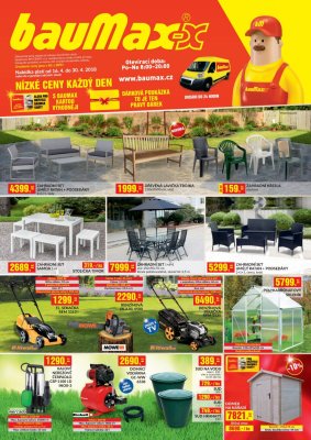 akční leták bauMax 16.4.2018-30.4.2018