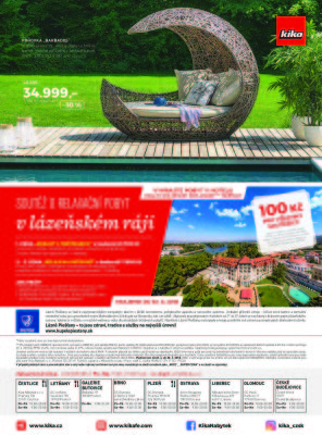 akční leták Kika nábytek 30.4.2018-30.6.2018