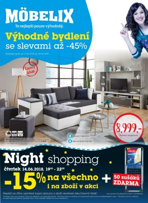 akční leták Möbelix 11.6.2018-24.6.2018