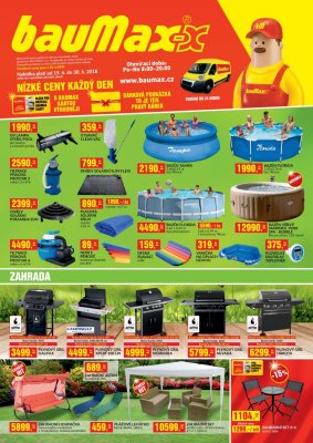 akční leták bauMax 15.6.2018-30.6.2018