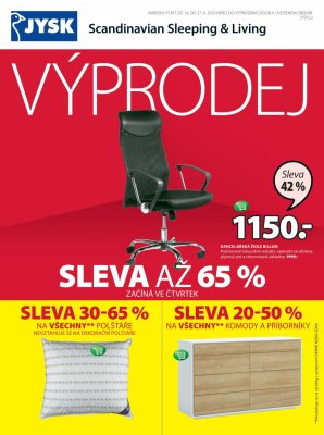 akční leták Jysk 14.6.2018-27.6.2018