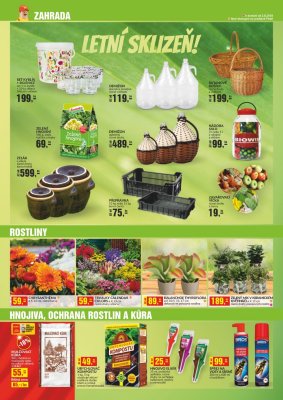 akční leták bauMax 1.8.2018-31.8.2018