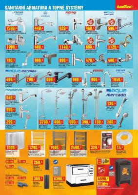 akční leták bauMax 1.8.2018-31.8.2018