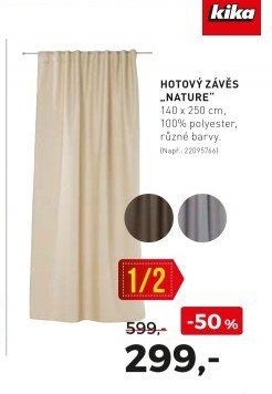 Hotový závěs NATURE