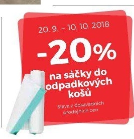 ´-20% na sáčky do odpadkových košů