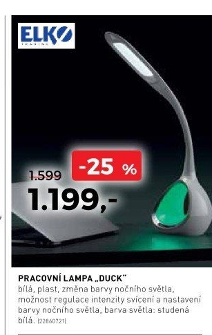 Pracovní lampa Duck