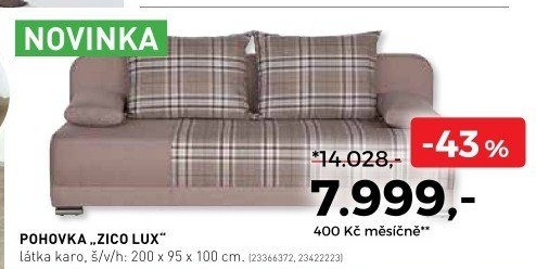 Pohovka Zico Lux