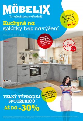 akční leták Möbelix 27.12.2018-31.1.2019
