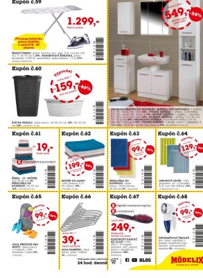 akční leták Möbelix 14.1.2019-27.1.2019