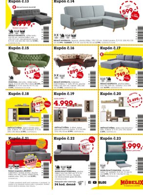 akční leták Möbelix 14.1.2019-27.1.2019
