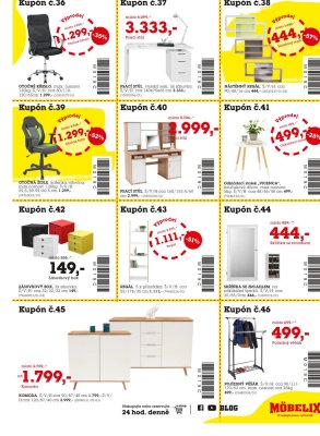 akční leták Möbelix 14.1.2019-27.1.2019