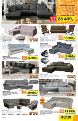 akční leták Sconto nábytek 23.1.2019-12.2.2019