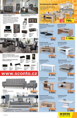 akční leták Sconto nábytek 23.1.2019-12.2.2019