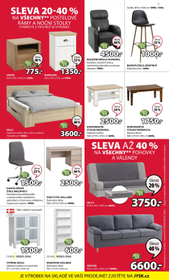akční leták Jysk 31.1.2019-13.2.2019