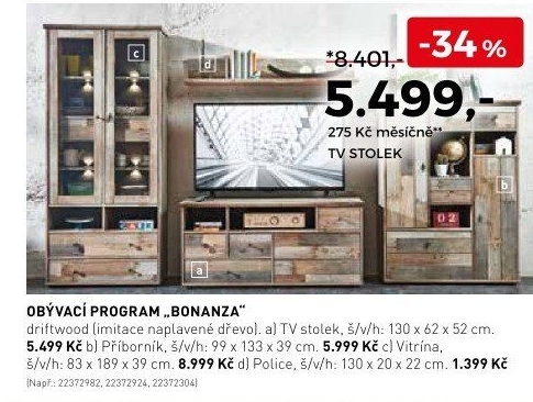 Obývací program Bonanza