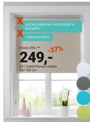 Zatemňovací roleta Thermo