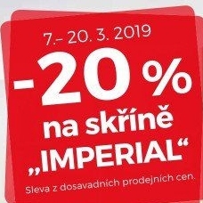 -20% na skříně Imperial