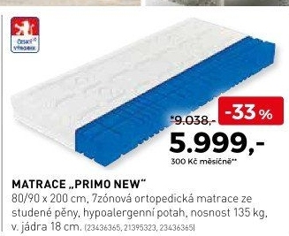 Matrace Primo New