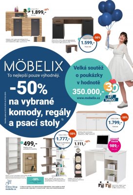 akční leták Möbelix 25.3.2019-7.4.2019