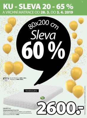 akční leták Jysk 28.3.2019-10.4.2019