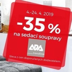 -35% na sedací soupravy Ada