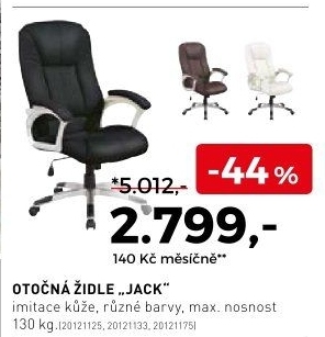 Otočná židle Jack