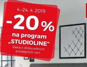 -20% na program Studioline