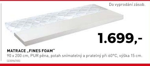Matrace Fines Foam