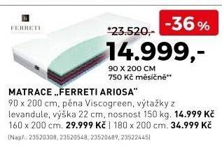 Matrace Ferreti Ariosa
