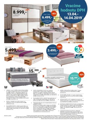 akční leták Möbelix 8.4.2019-20.4.2019