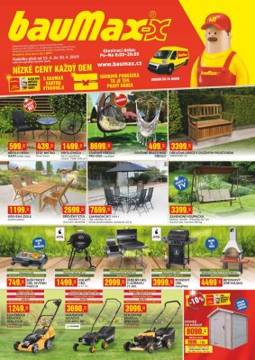 akční leták bauMax 15.4.2019-30.4.2019