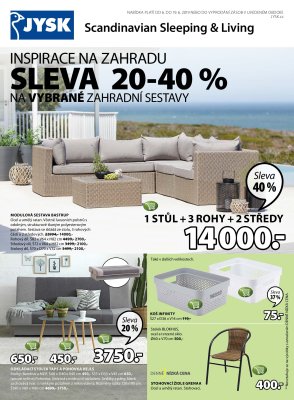 akční leták Jysk 6.6.2019-19.6.2019