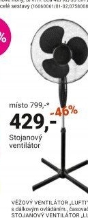 STOJANOVÝ VENTILÁTOR „LUFTI“