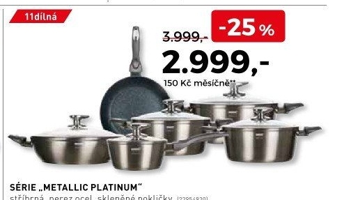 Sada hrnců METALLIC PLATINUM